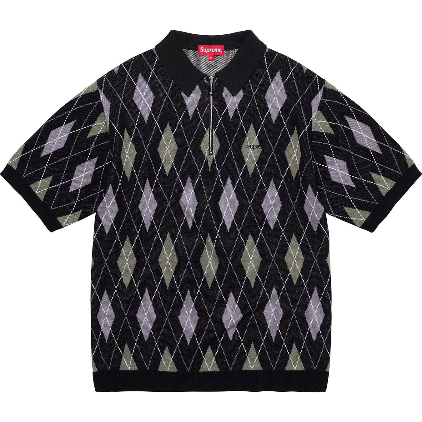 Argyle Zip Polo view 10